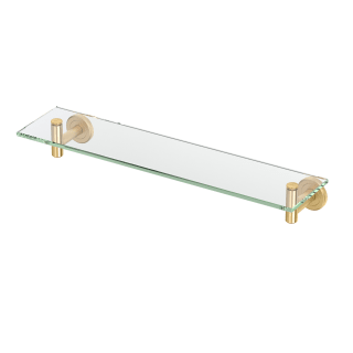 Gatco 4236 Brushed Brass Latitude Ii 20 13 100 Glass Shelf