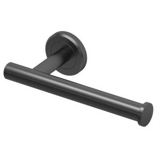 Gatco 4243mx Matte Black Latitude Single Post Tissue Holder