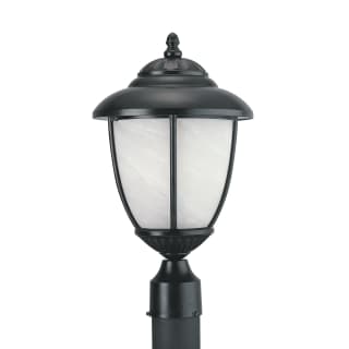Generation Lighting 82048pen3 12 Black, Outdoor Lamp Post With Photocell