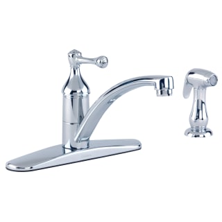 Gerber 40 193 Chrome Abigail Kitchen Faucet With Side Spray Faucet Com