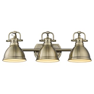 A thumbnail of the Golden Lighting 3602-BA3-AB Aged Brass / Aged Brass