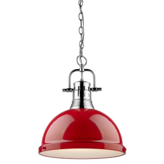 A thumbnail of the Golden Lighting 3602-L-CH Chrome / Red