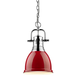 A thumbnail of the Golden Lighting 3602-S-CH Chrome / Red