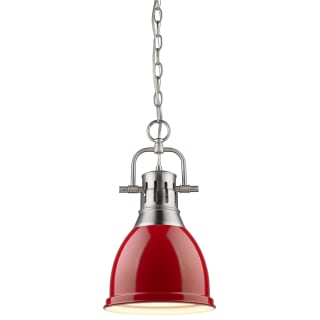 A thumbnail of the Golden Lighting 3602-S-PW Pewter / Red