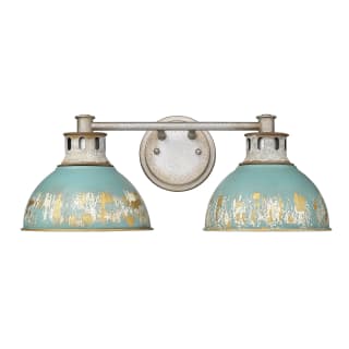A thumbnail of the Golden Lighting 0865-BA2 TEAL Aged Galvanized Steel