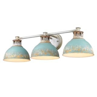 A thumbnail of the Golden Lighting 0865-BA3 TEAL Aged Galvanized Steel