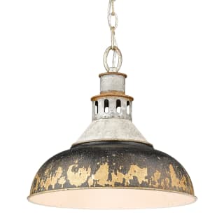 A thumbnail of the Golden Lighting 0865-L Aged Galvanized Steel / Antique Black Iron
