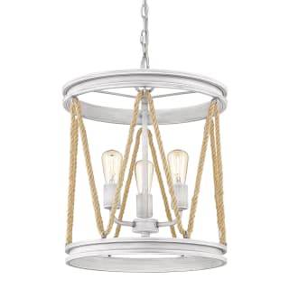 Golden Lighting Chatham 6-Light Gray Driftwood Rustic Chandelier