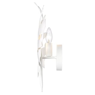 Golden Lighting Aruba 1 Light Wall Sconce Textured White Plaster 1103 1W