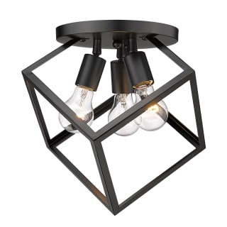 A thumbnail of the Golden Lighting 2086-3SF Matte Black