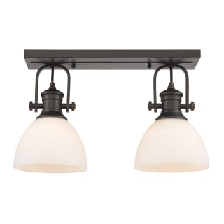 A thumbnail of the Golden Lighting 3118-2SF Rubbed Bronze / Opal