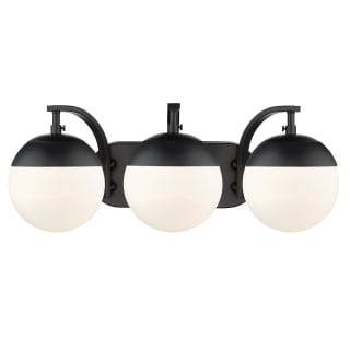 Golden Lighting Dixon 3-Light Chrome Mid-Century Vanity Light
