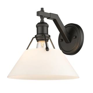 A thumbnail of the Golden Lighting 3306-1W OP Matte Black