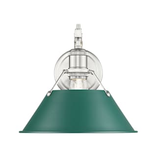 A thumbnail of the Golden Lighting 3306-1W PW Pewter / Pine Green Shades