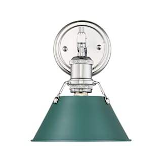 A thumbnail of the Golden Lighting 3306-BA1 CH Chrome / Pine Green Shades
