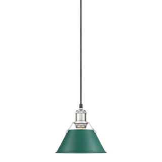 A thumbnail of the Golden Lighting 3306-S PW Pewter / Pine Green Shades