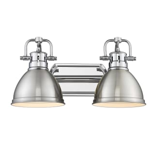 A thumbnail of the Golden Lighting 3602-BA2 CH Chrome / Pewter