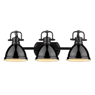 A thumbnail of the Golden Lighting 3602-BA3-BLK Black / Black