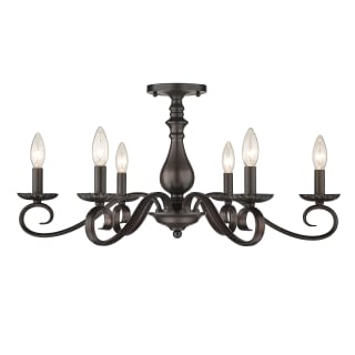 A thumbnail of the Golden Lighting 3712-6SF Rubbed Bronze