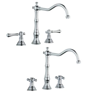 Grohe 20129000 Chrome Double Handle Kitchen Faucet From The