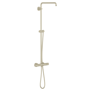 onze gevangenis Baffle Grohe 26728EN0 Brushed Nickel Infinity Finish Euphoria Thermostatic Shower  System with Slide Bar, Shower Arm, Hose and Valve Trim - Less Hand Shower  and Shower Head - Faucet.com