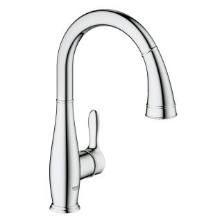 Grohe 30213001 Starlight Chrome Parkfield Pull Down High Arc