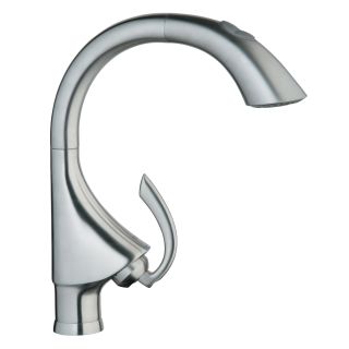 Grohe 32071SD0 Stainless Steel K4 Pull-Out High-Arc Kitchen ...