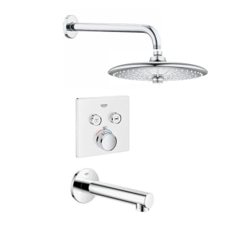 A thumbnail of the Grohe GSS-Grohtherm-SQ-06 Moon White / StarLight Chrome