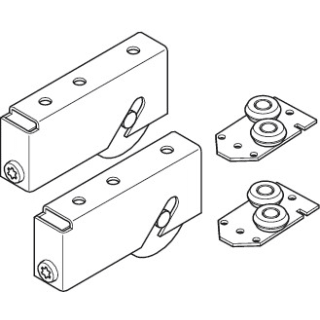 Hafele 403 50 941 N A Woodflex 80 Sliding Door Hardware Set For