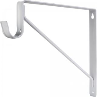 White closet rod bracket store