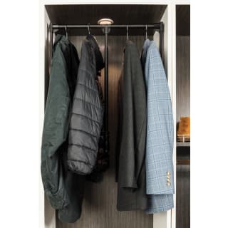 Fold down sales closet rod