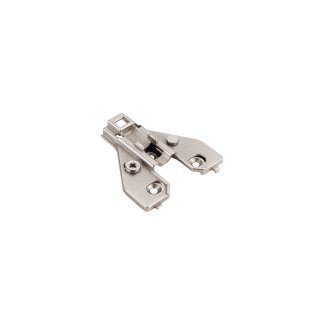 Euro Concealed Mounting Plate 0 mm Face Frame Nickel