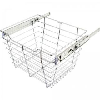 Storage Baskets - Chrome Double Pull-Out Wire Baskets w/ Full-Extension  Slides by Rev-A-Shelf