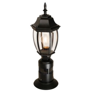 Motion sensor post light top