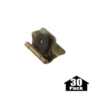Hickory Hardware P5311 Ab 30pack Antique Brass 1 4 Inch Overlay