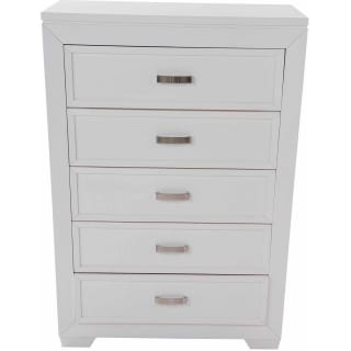 Home Source H Db100ch White 36 Inch Wide 5 Drawer Wood Dresser