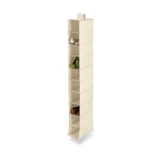 Honey-Can-Do SFT-01254 10 Shelf Hanging Shoe Organizer - Natural