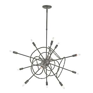 Hubbardton Forge 131604-1040 Natural Iron Olympus 12 Light
