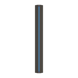 A thumbnail of the Hubbardton Forge 217651 Dark Smoke / Acrylic Blue