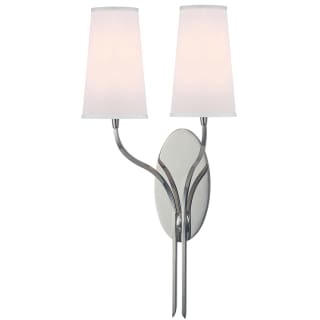 A thumbnail of the Hudson Valley Lighting 3712 Polished Nickel / White Silk Shades