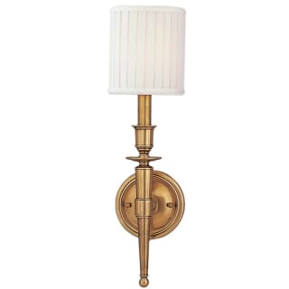 One Light Wall Sconce Antique Nickel Finish with White Opal Glass Hudson Valley Lighting 1672-AN Stanley 