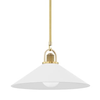 A thumbnail of the Hudson Valley Lighting 2620 Aged Brass / White