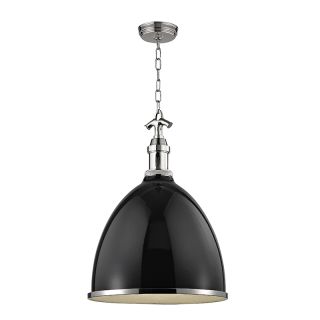A thumbnail of the Hudson Valley Lighting 7718 Black / Polished Nickel