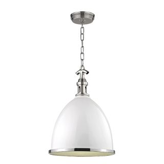 A thumbnail of the Hudson Valley Lighting 7718 White / Polished Nickel
