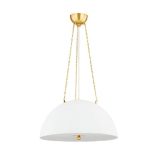 A thumbnail of the Hudson Valley Lighting MDS1100 Aged Brass / White Plaster