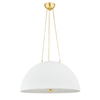A thumbnail of the Hudson Valley Lighting MDS1101 Aged Brass / White Plaster
