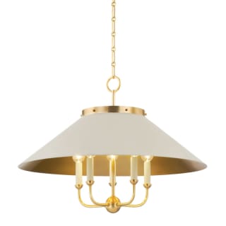 A thumbnail of the Hudson Valley Lighting MDS1403 Aged Brass / Off White