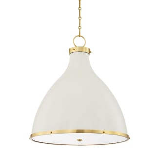 A thumbnail of the Hudson Valley Lighting MDS362 Aged Brass / Off White