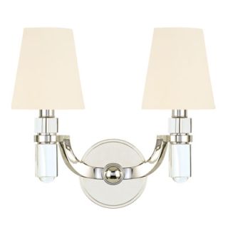 A thumbnail of the Hudson Valley Lighting 982 Polished Nickel / White Silk Shades