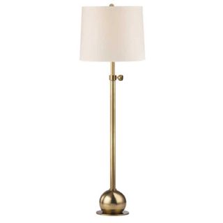 A thumbnail of the Hudson Valley Lighting L116 Vintage Brass / White Silk Shades